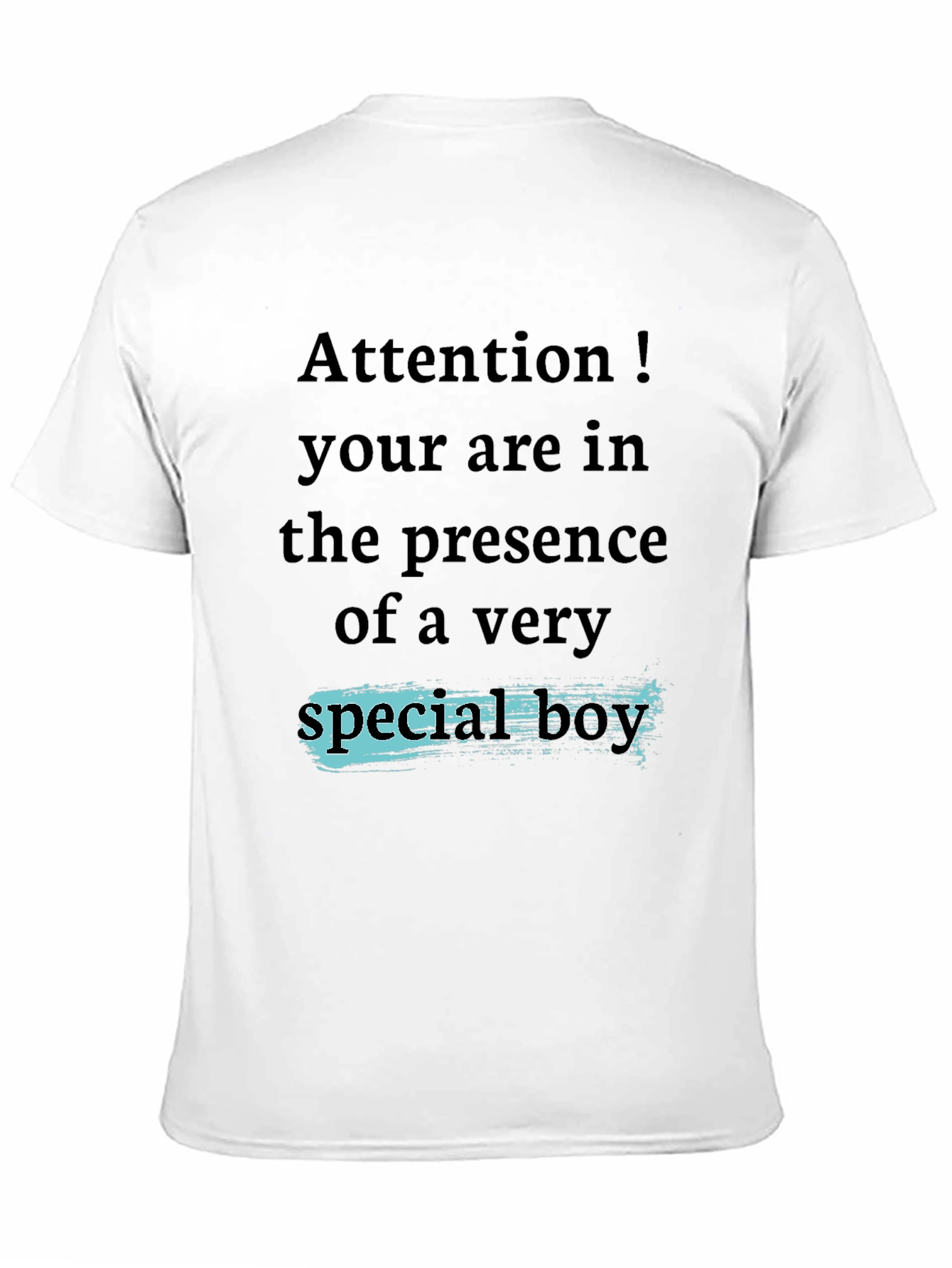Attention Special Boy T-Shirt