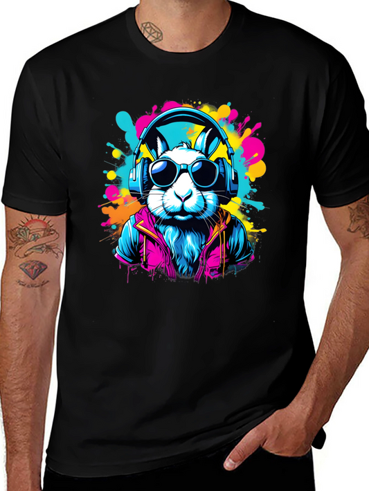 Cool Rabbit Graphic T-Shirt