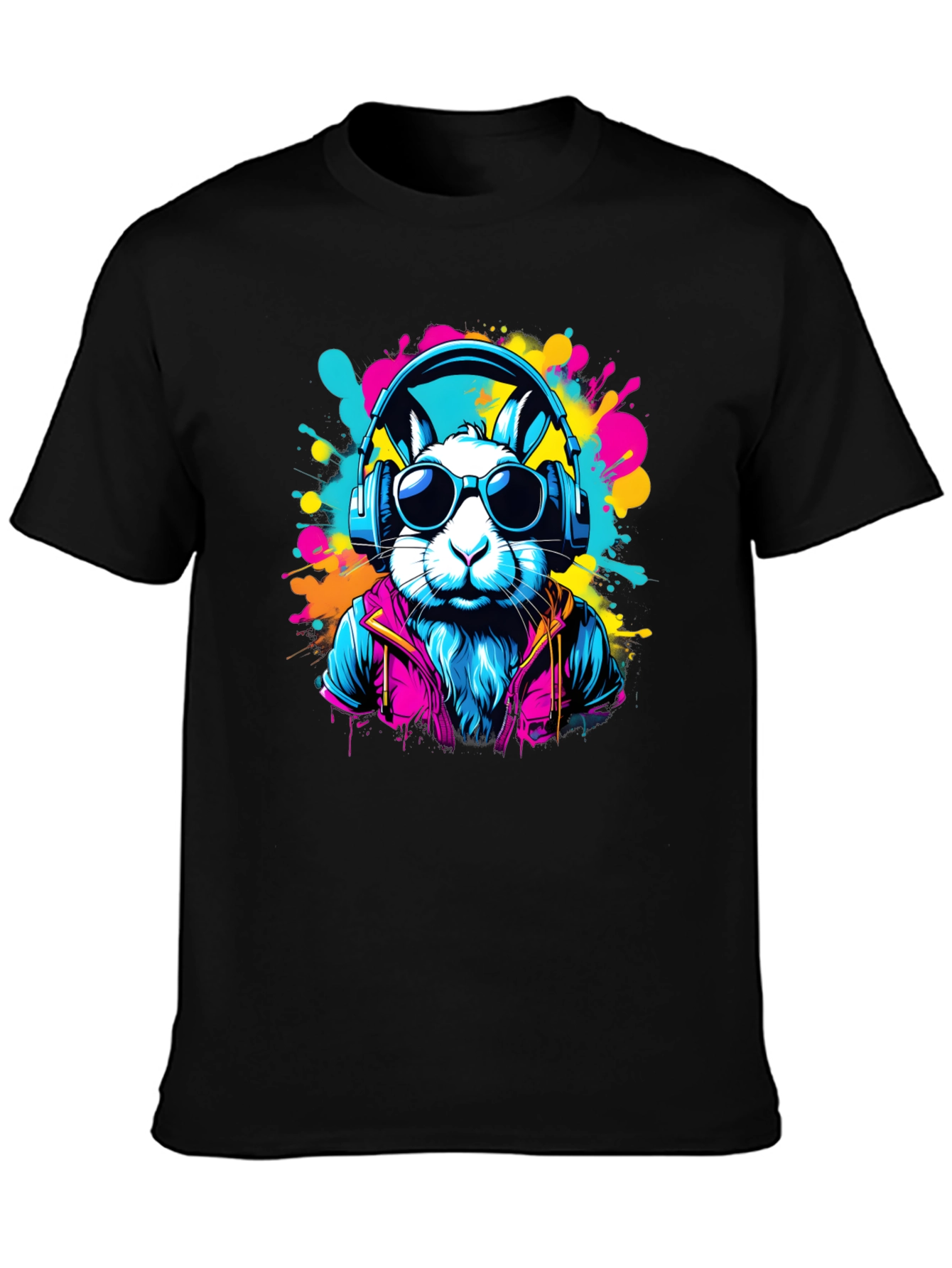 Cool Rabbit Graphic T-Shirt