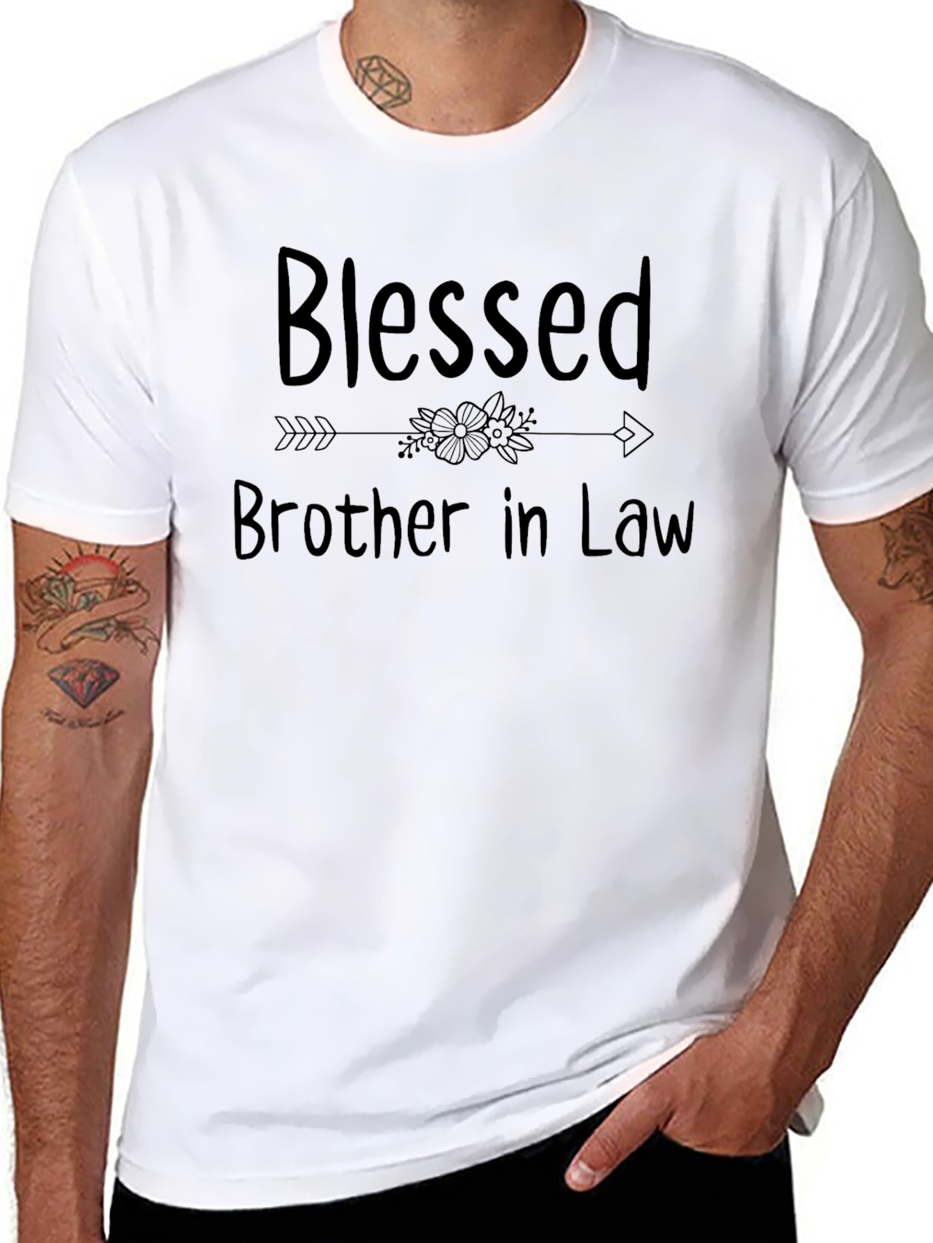 Blessed Brother-in-Law Graphic T-Shirt