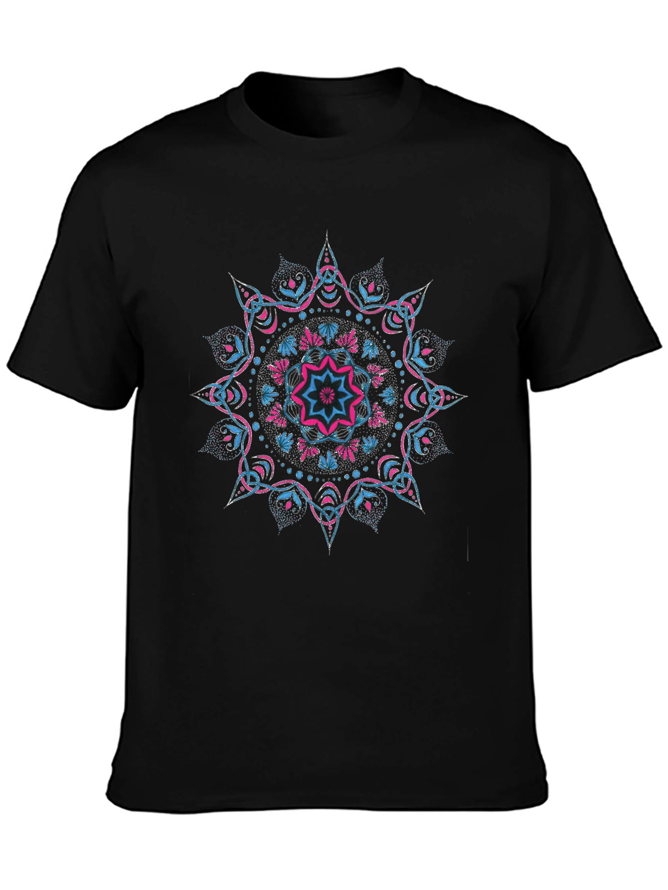 Black Mandala Graphic T-Shirt