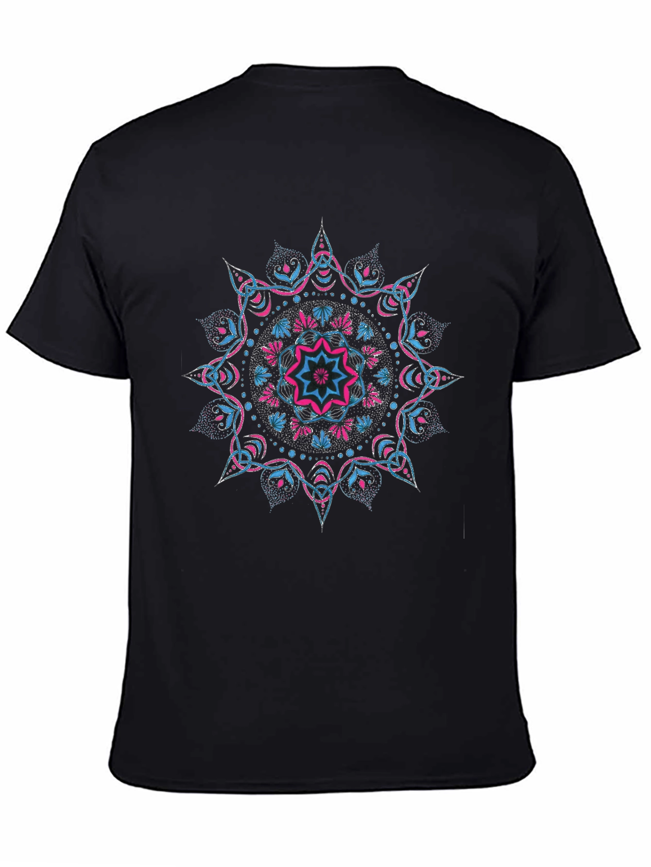 Black Mandala Graphic T-Shirt