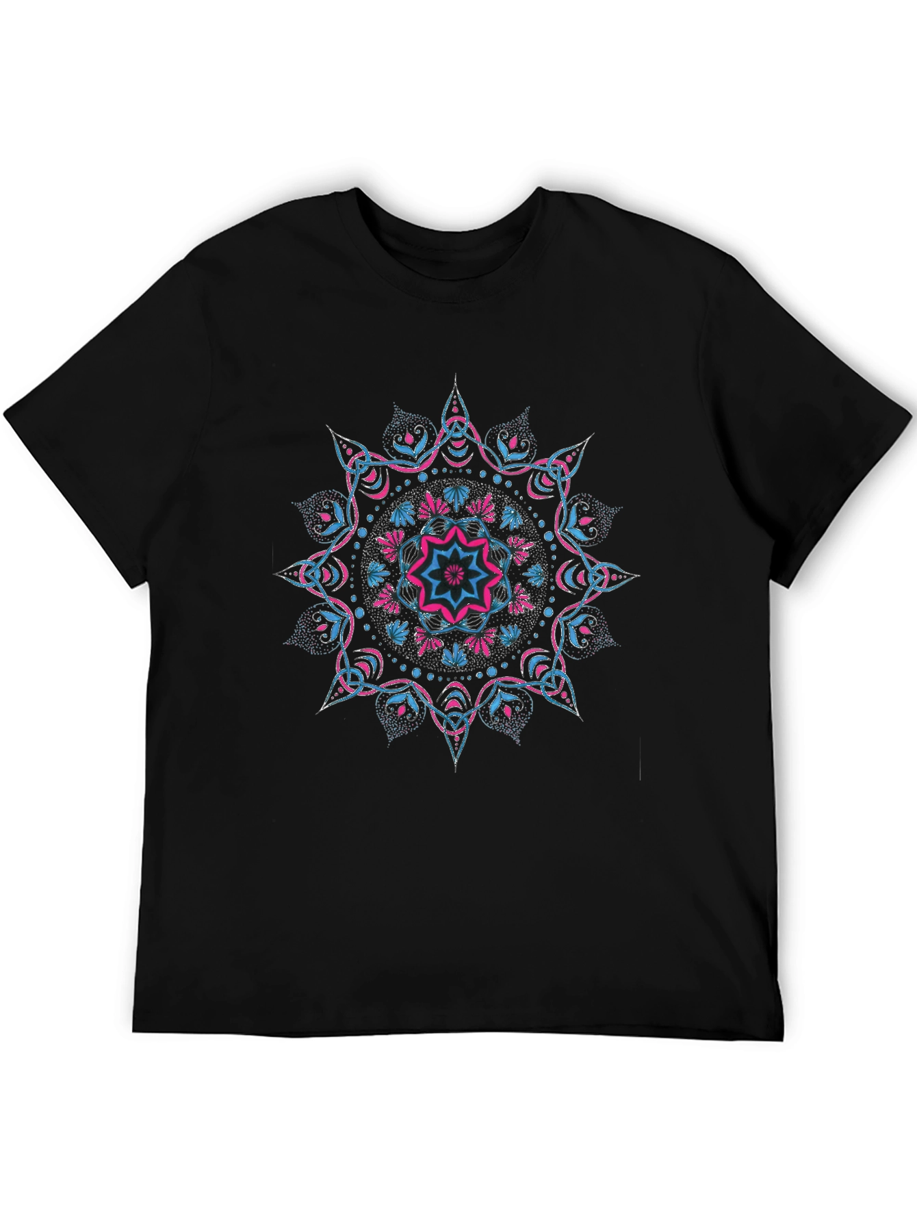 Black Mandala Graphic T-Shirt
