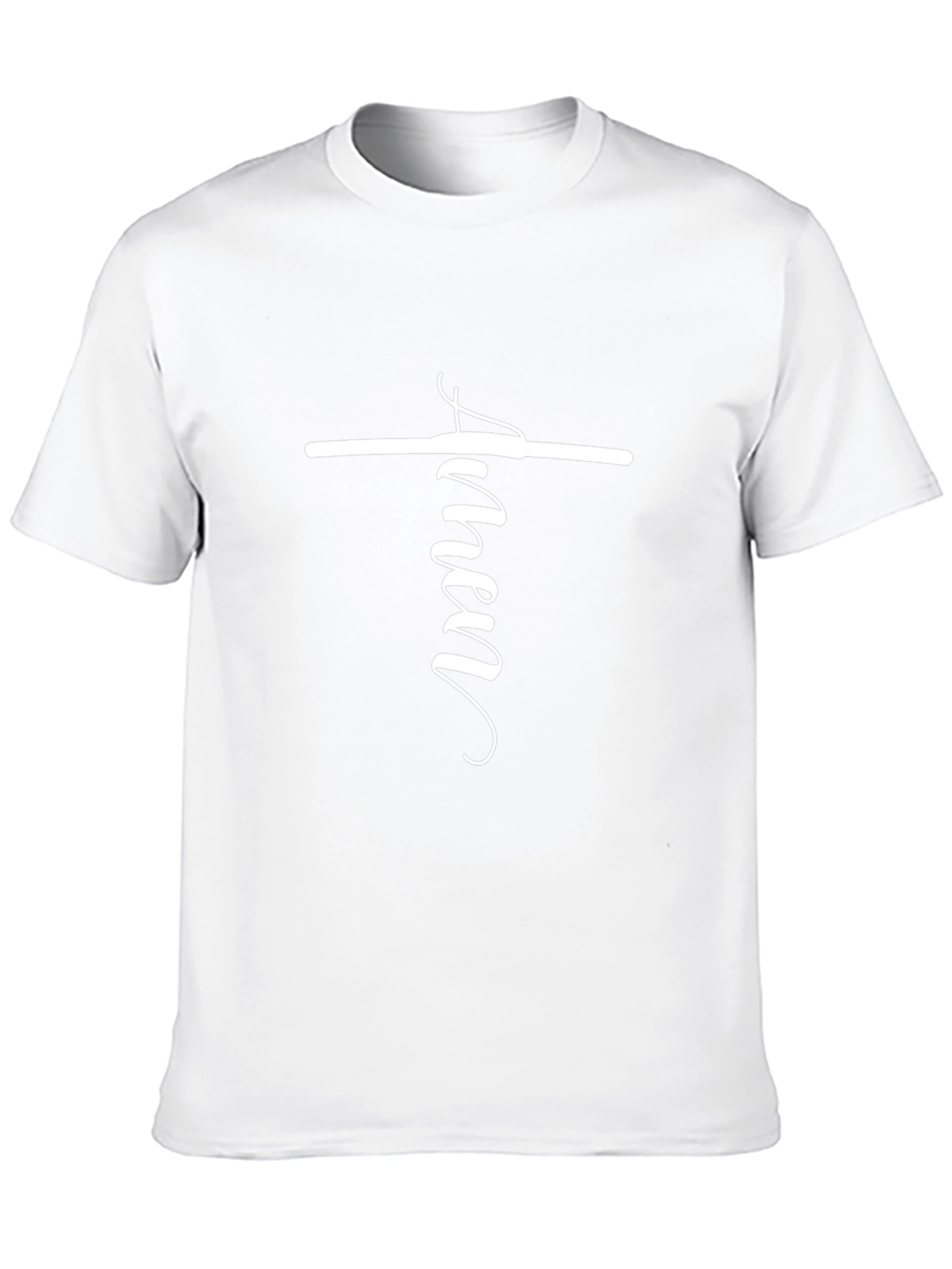Amen Cross Graphic Tee - Black
