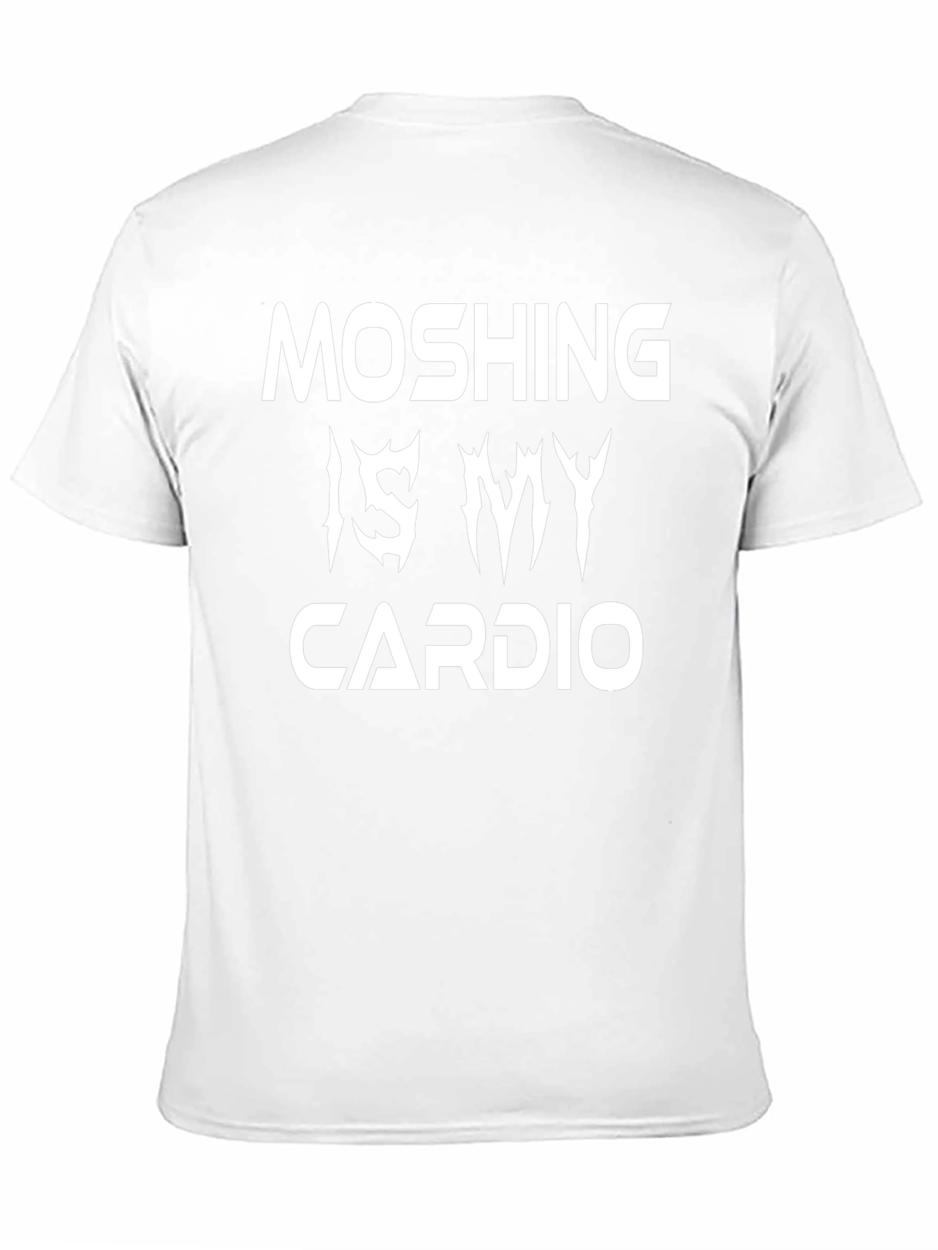 MOSHING IS MY CARDIO Black T-Shirt