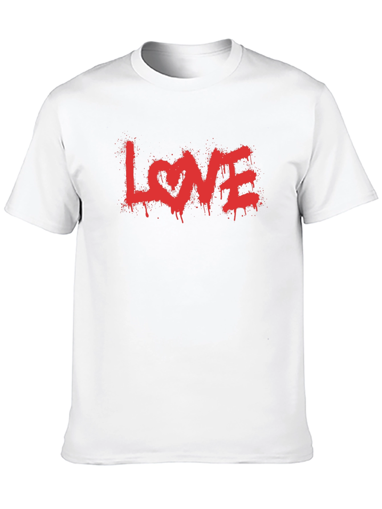 LOVE Graphic Tee - Valentines Day Black T-Shirt