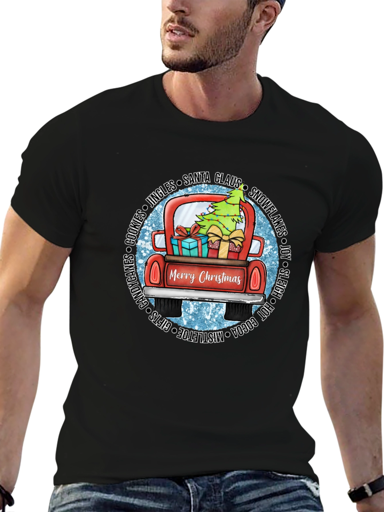 Merry Christmas Truck T-Shirt