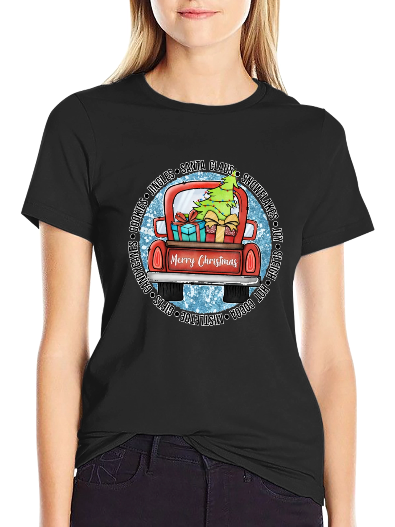 Merry Christmas Truck T-Shirt