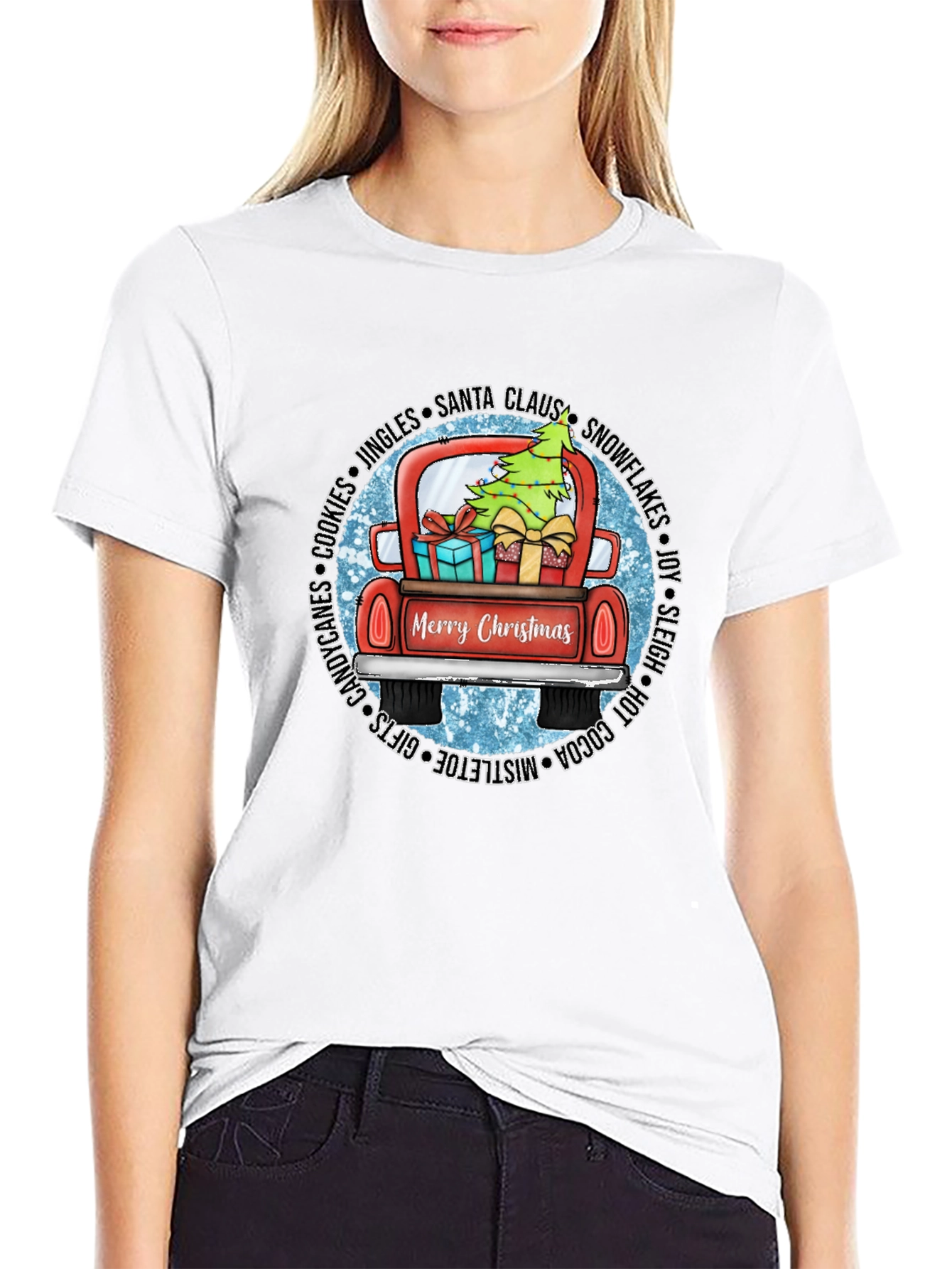 Merry Christmas Truck T-Shirt