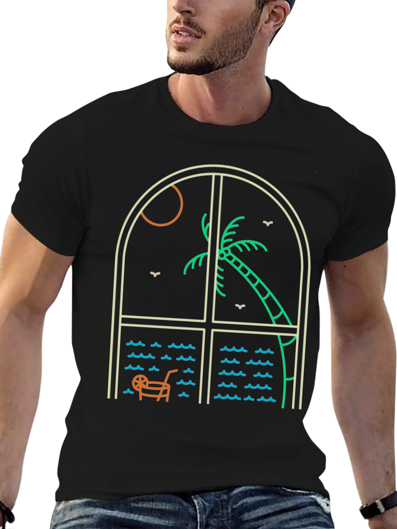 Tropical Window Graphic Tee