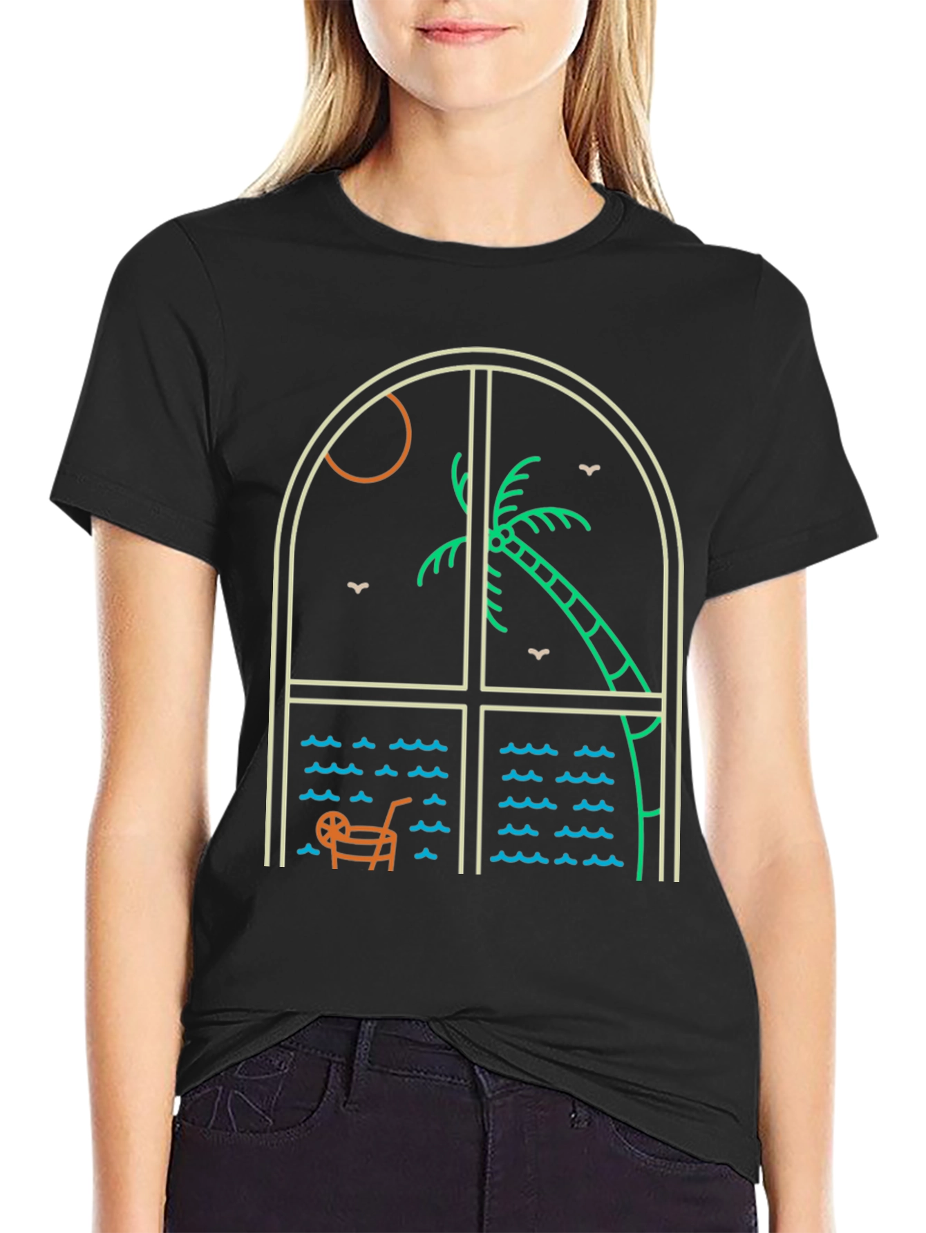 Tropical Window Graphic Tee