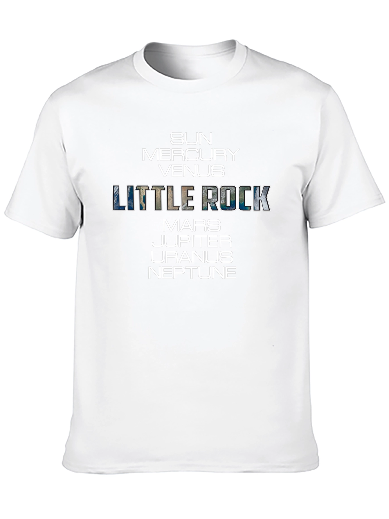 Little Rock Planets Graphic T-Shirt - Unisex