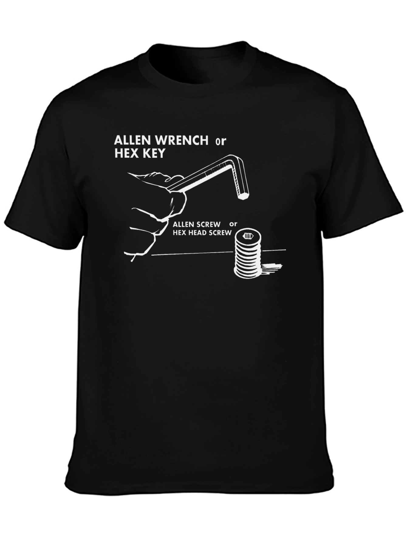 Allen Wrench Hex Key Graphic T-Shirt