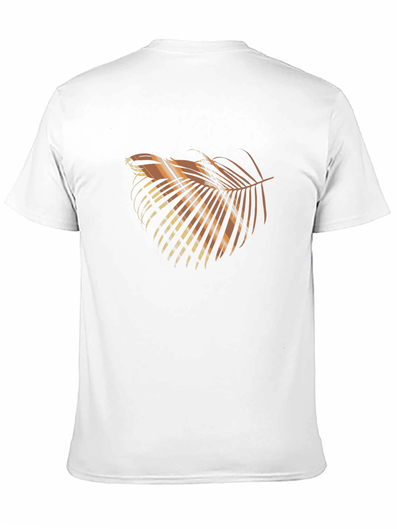 Tropical Palm Leaf Graphic T-Shirt - Black