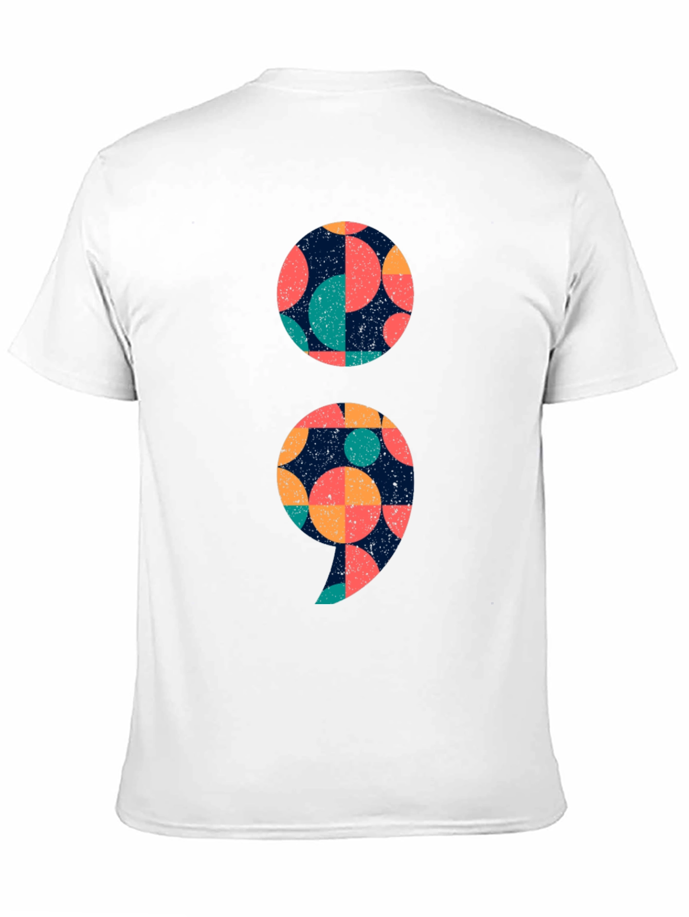Unique Semicolon Graphic Tee - Stylish & Meaningful