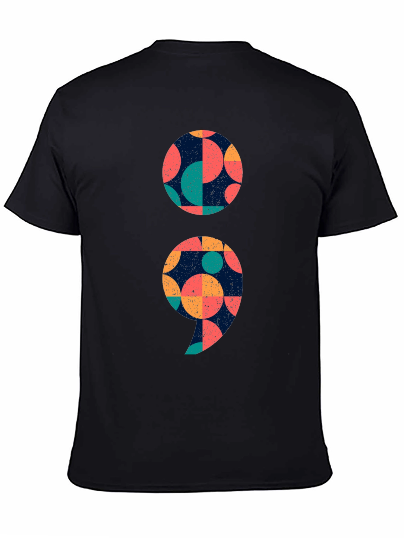 Unique Semicolon Graphic Tee - Stylish & Meaningful
