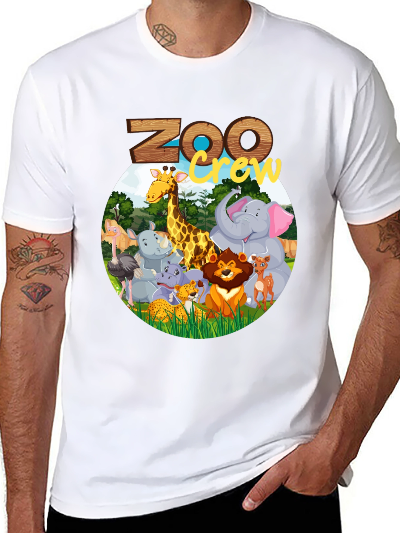 Zoo Crew Graphic Tee - Animal Adventure T-Shirt