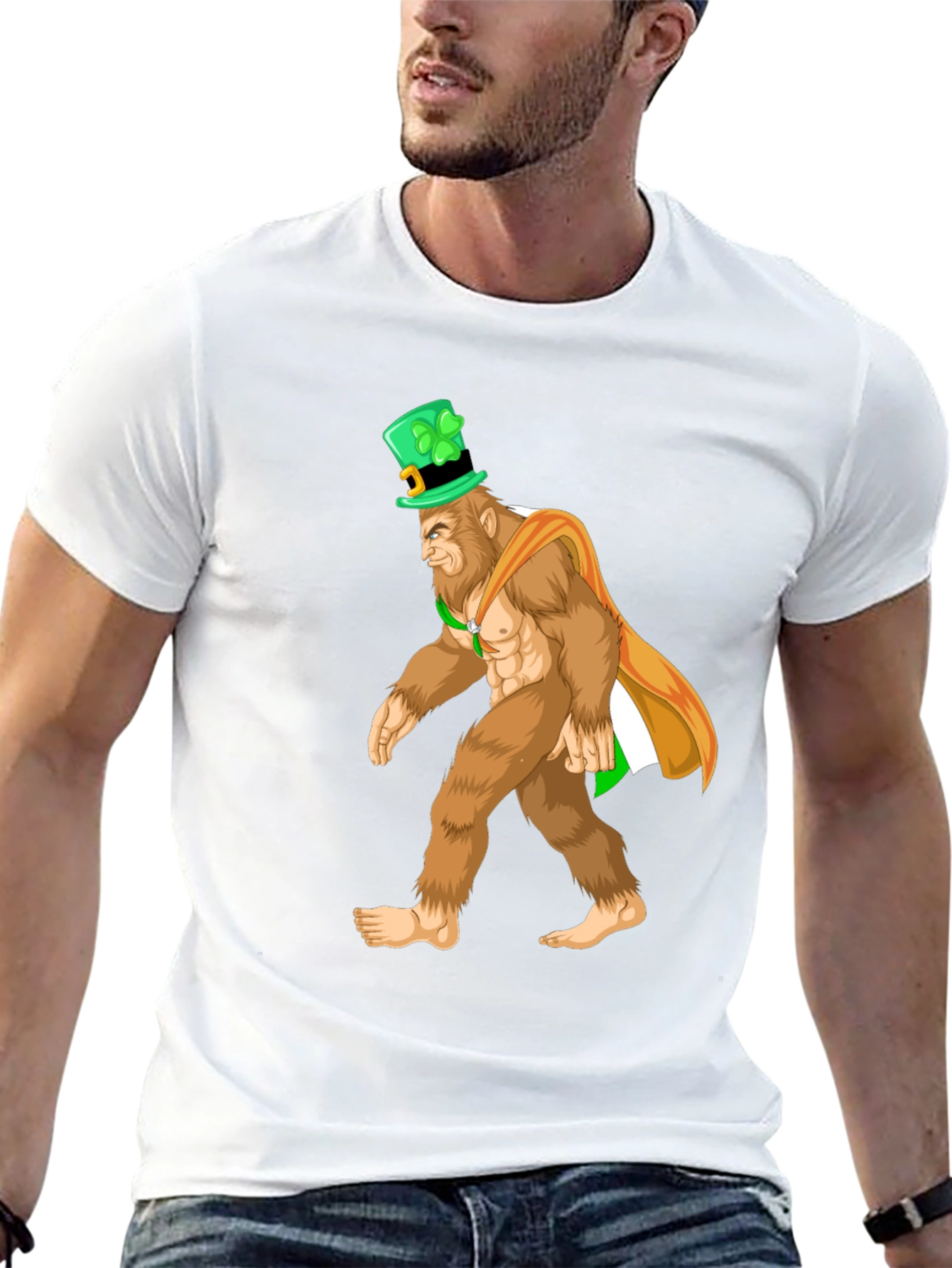 St Patricks Day Bigfoot T-Shirt