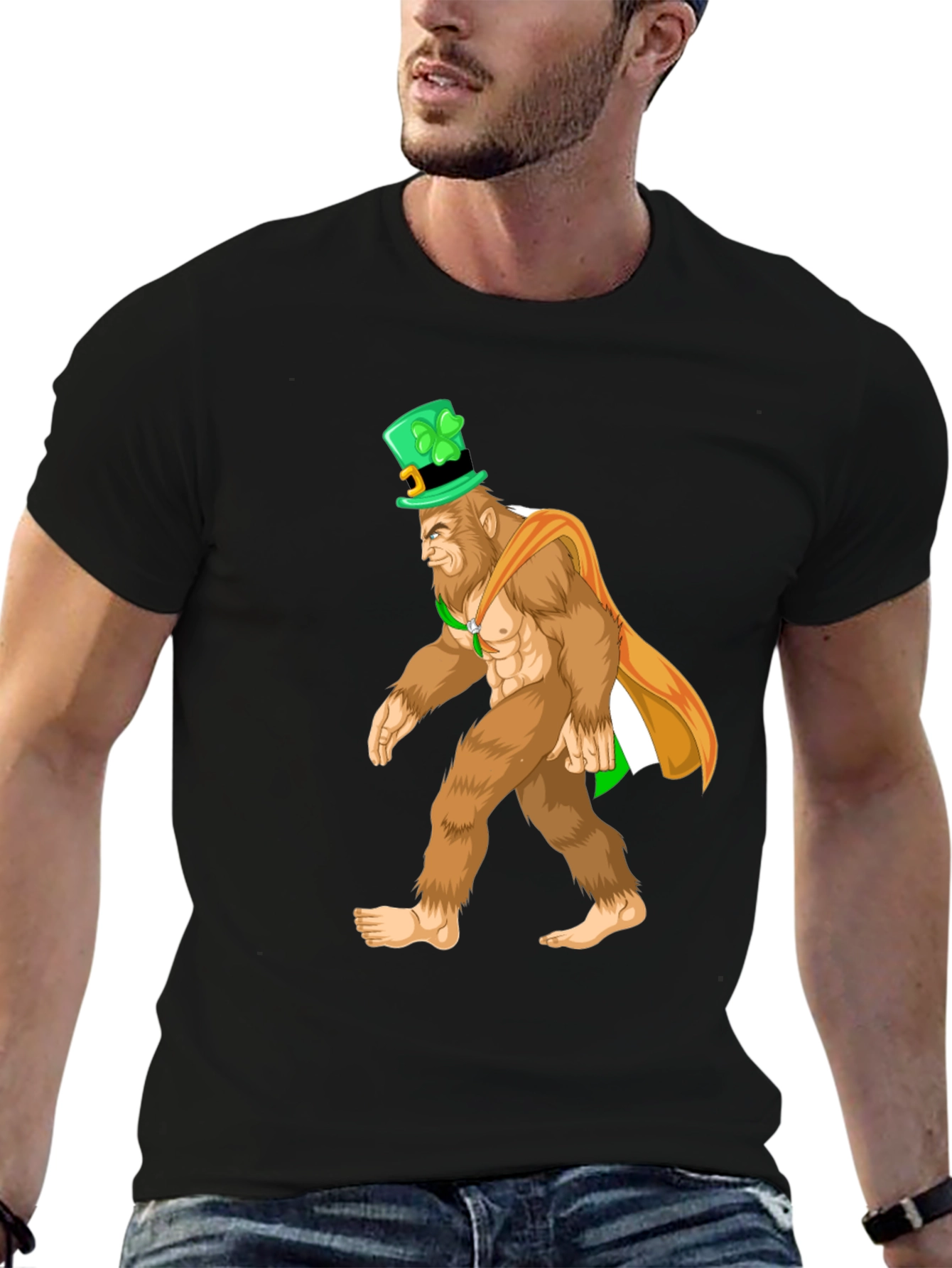 St Patricks Day Bigfoot T-Shirt