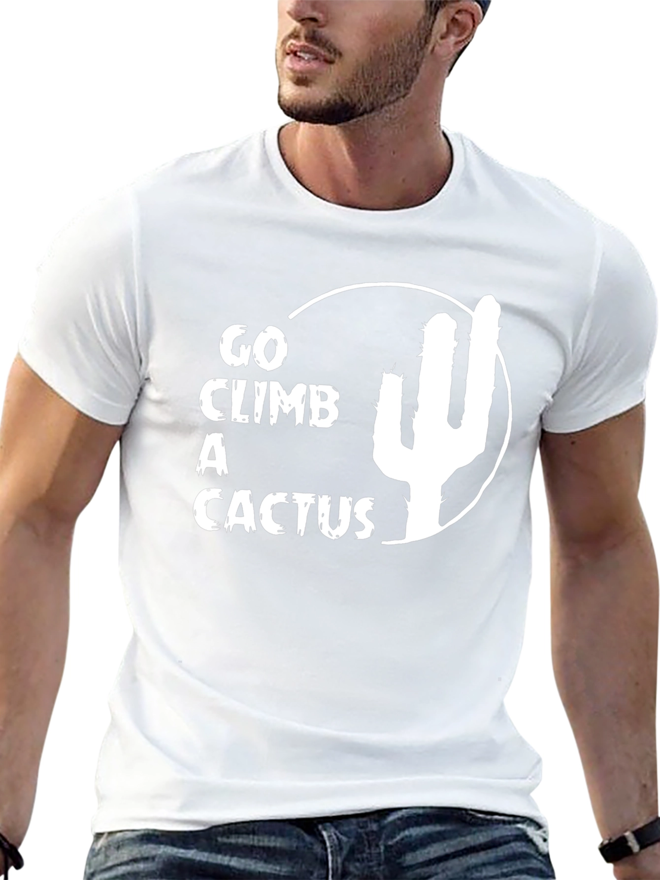 Go Climb A Cactus Graphic Tee