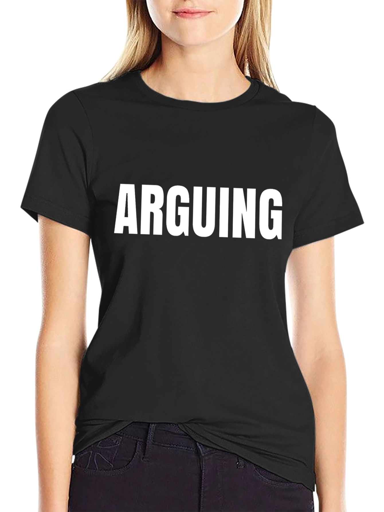 Arguing Graphic Tee - Bold Statement T-Shirt