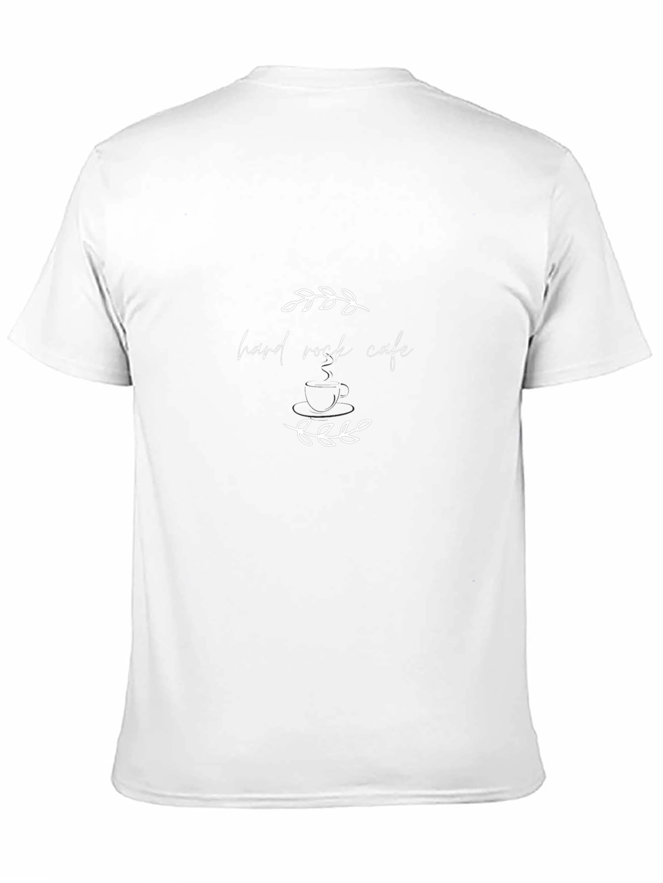 Hard Rock Cafe Black T-Shirt with Leaf Detail