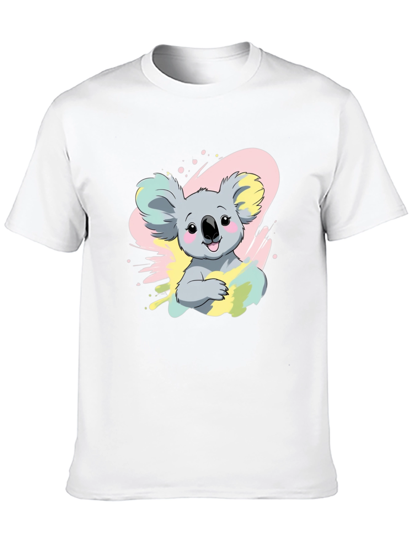 Koala Bear Graphic Tee - Mens Black T-Shirt