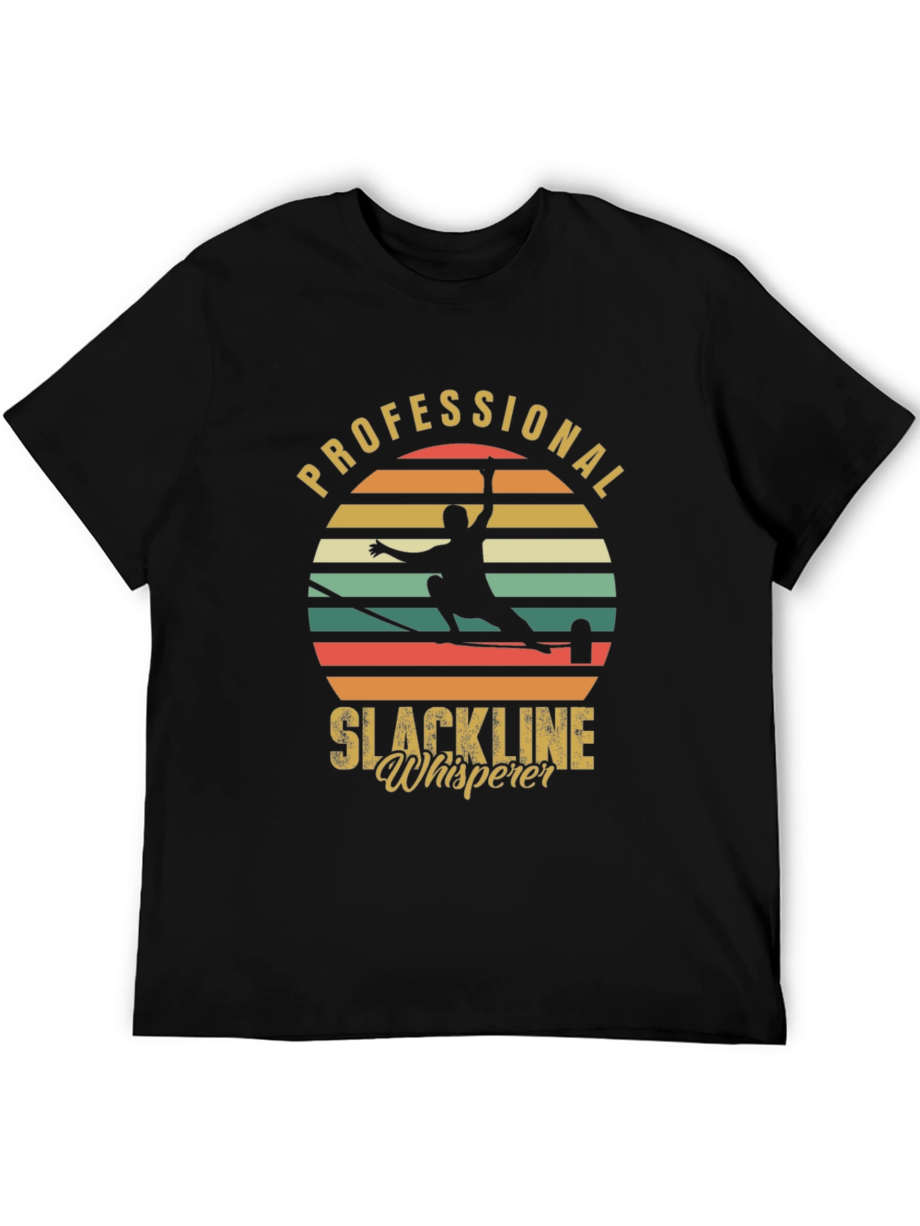 Professional Slackline Whisperer Graphic T-Shirt