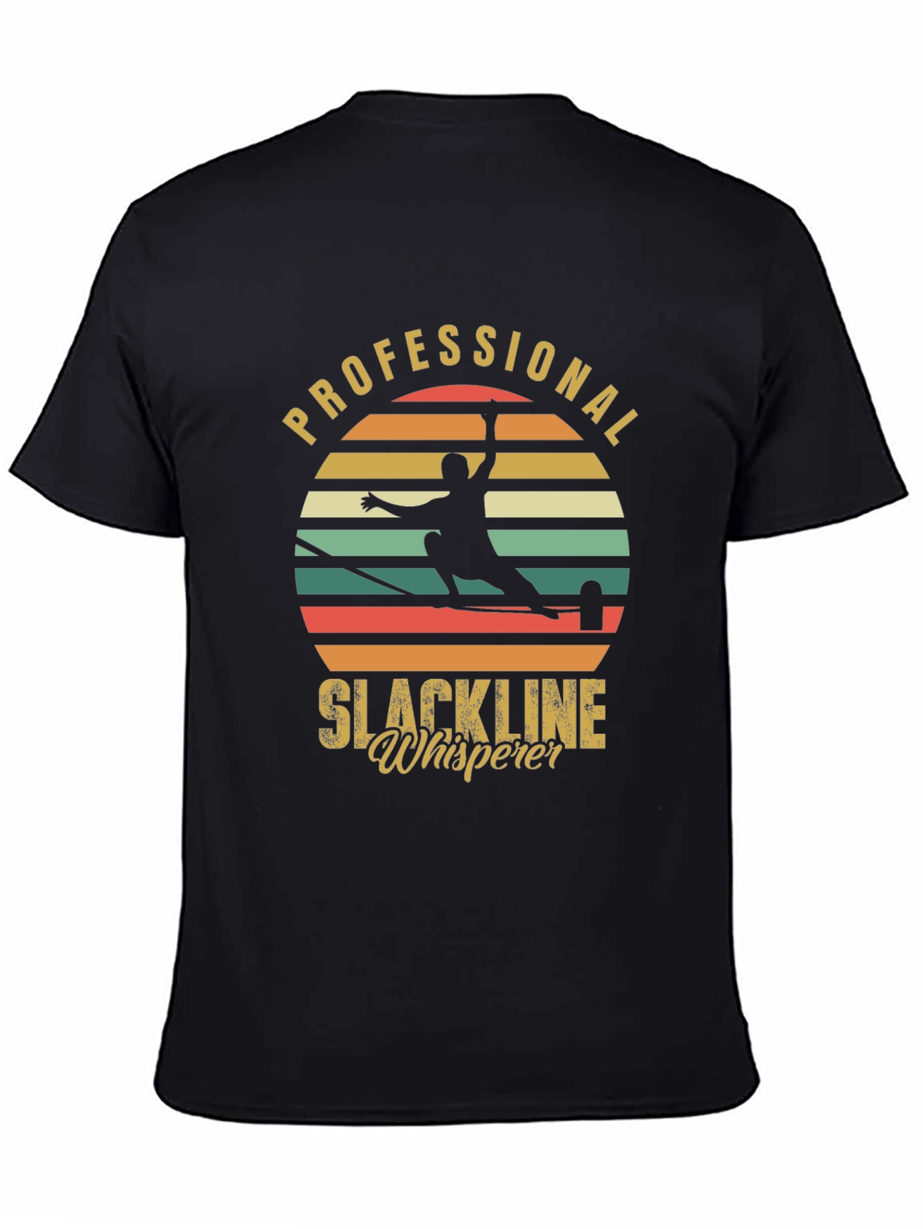Professional Slackline Whisperer Graphic T-Shirt