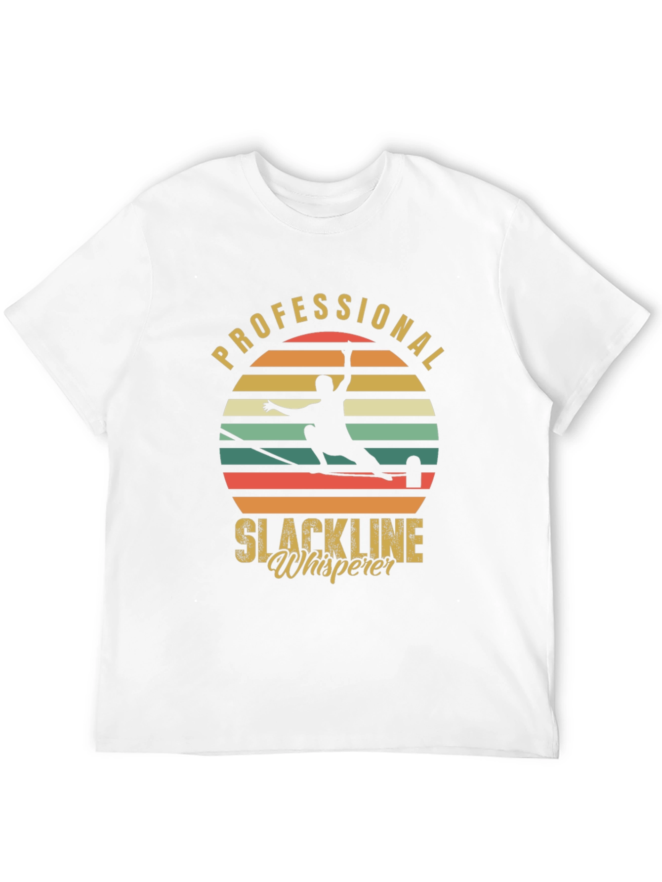 Professional Slackline Whisperer Graphic T-Shirt