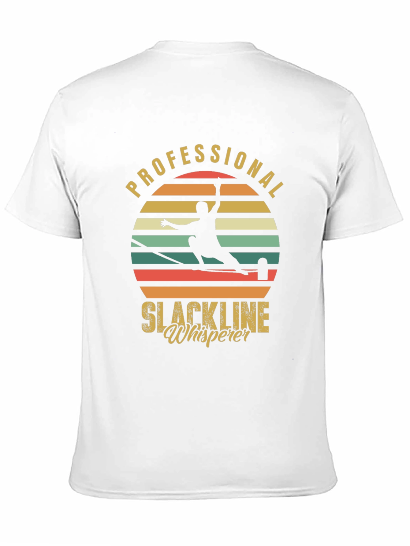 Professional Slackline Whisperer Graphic T-Shirt