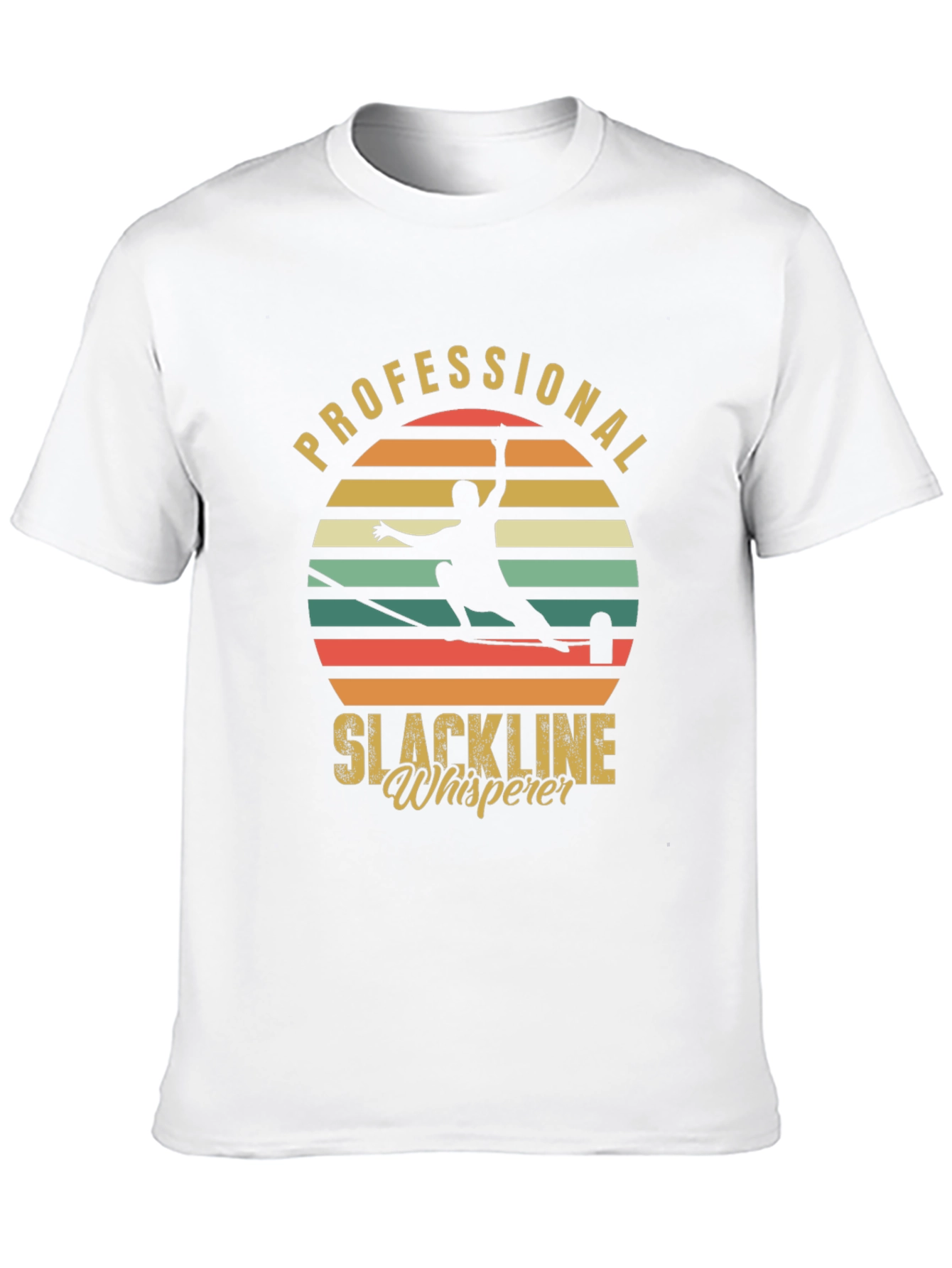 Professional Slackline Whisperer Graphic T-Shirt