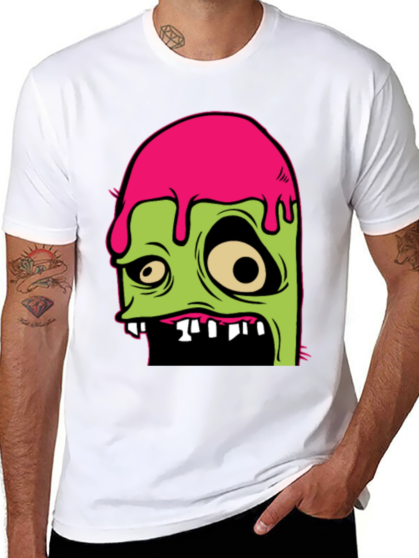 Zombie Brains Mens T-Shirt - Black