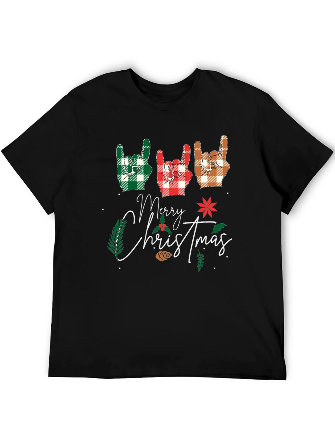 Festive Rock On Christmas T-Shirt