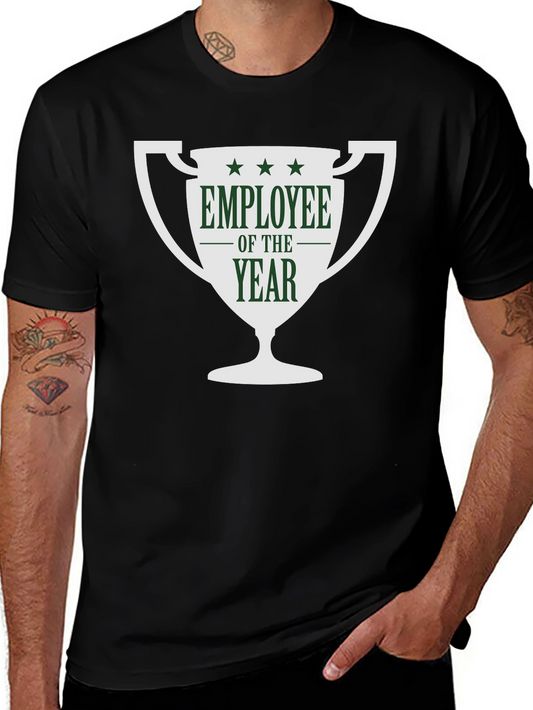 Employee of the Year T-Shirt - Black Cotton Tee
