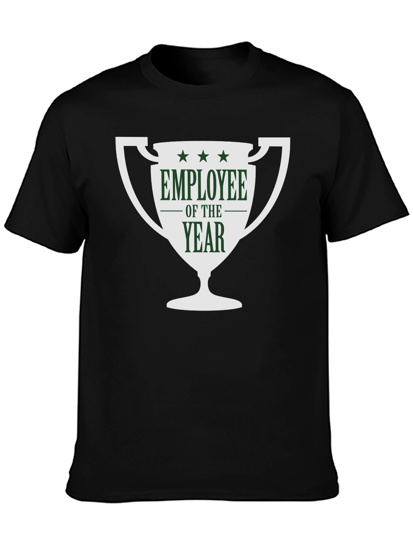 Employee of the Year T-Shirt - Black Cotton Tee