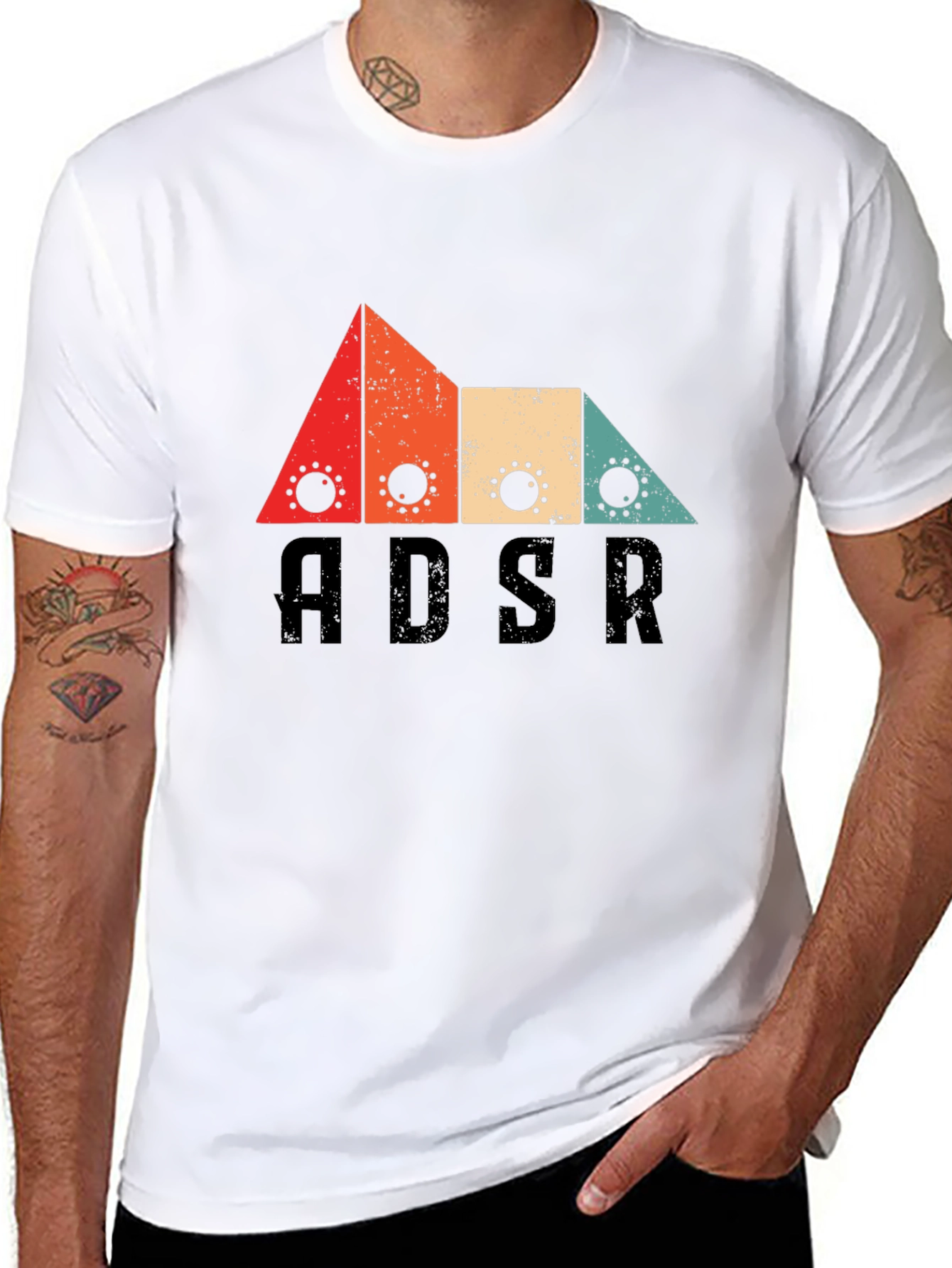 ADSR Synth T-Shirt - Music Production Tee