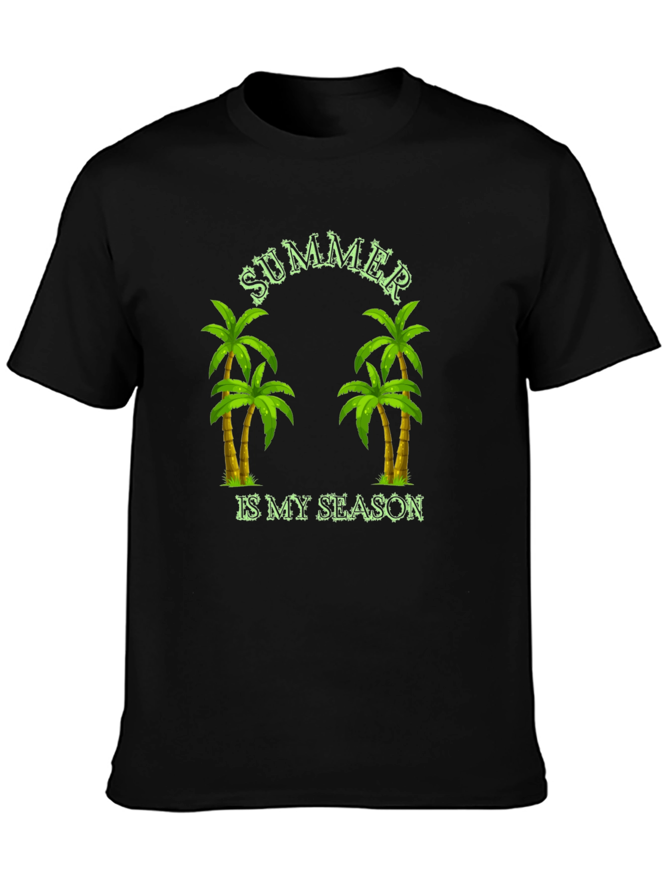 Summer Is My Season Palm Tree Graphic Tee