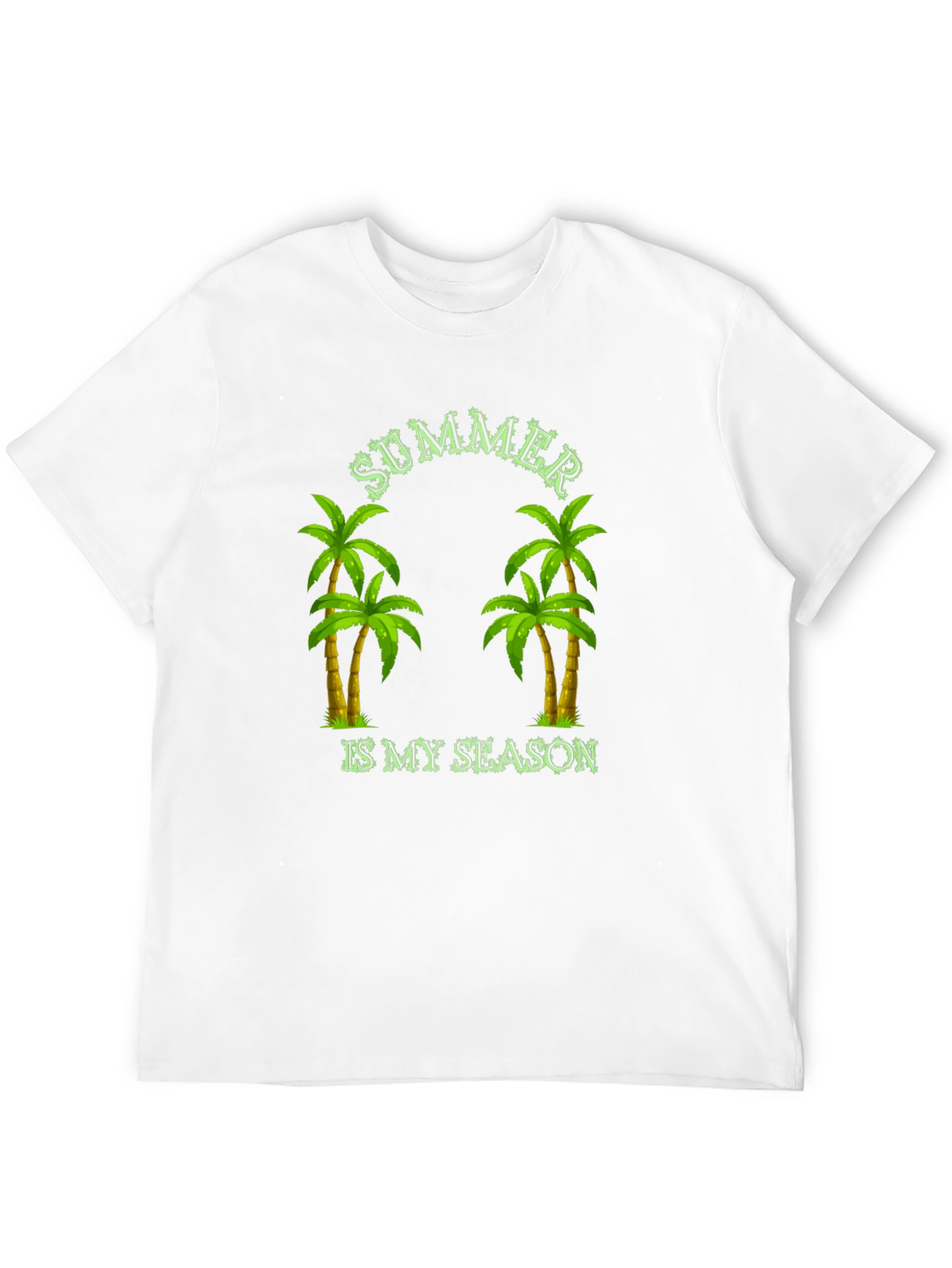 Summer Is My Season Palm Tree Graphic Tee