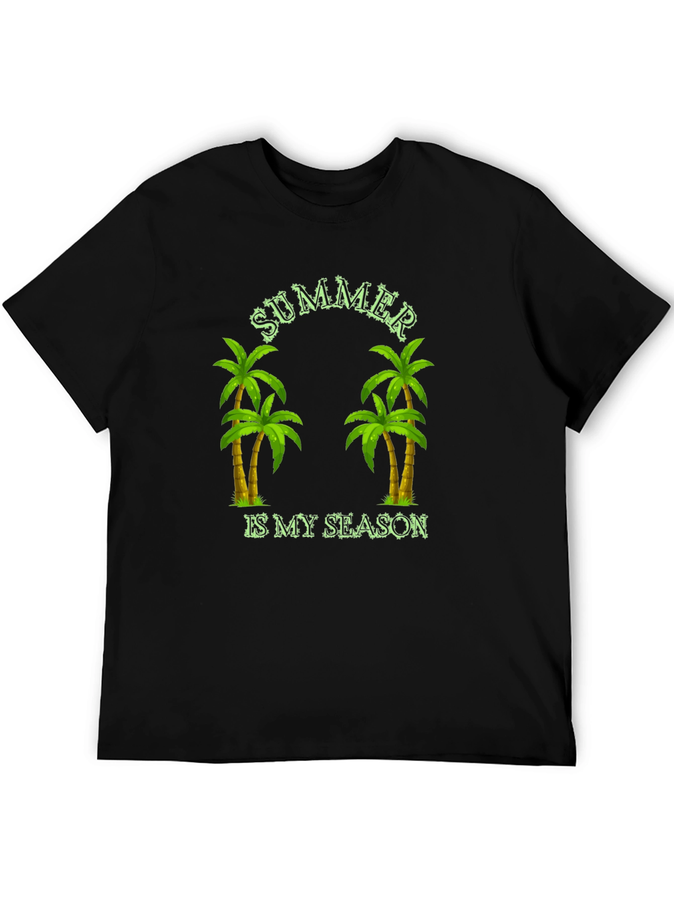 Summer Is My Season Palm Tree Graphic Tee