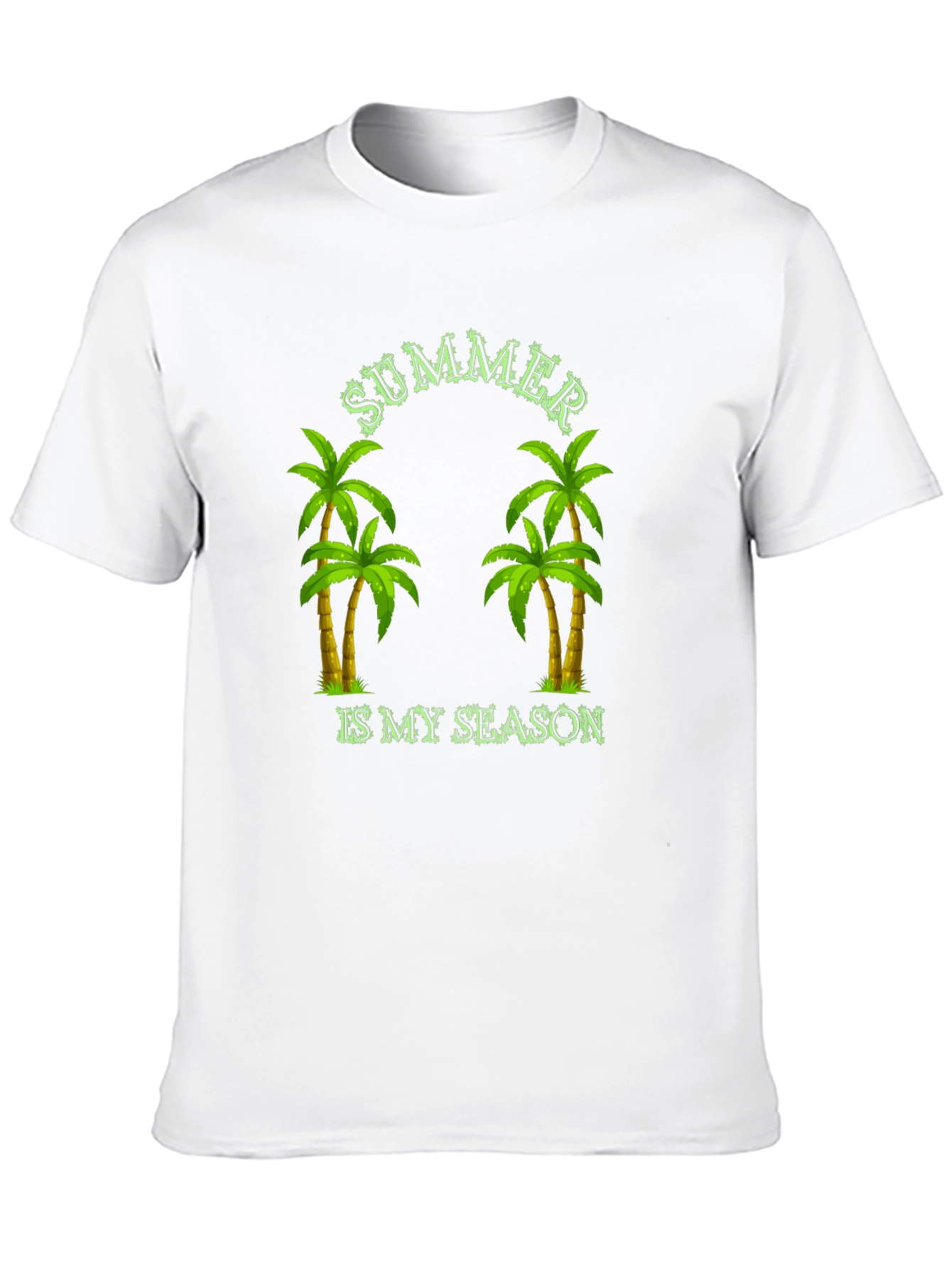 Summer Is My Season Palm Tree Graphic Tee
