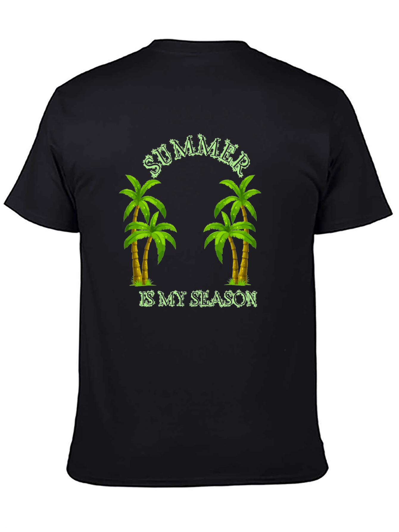 Summer Is My Season Palm Tree Graphic Tee