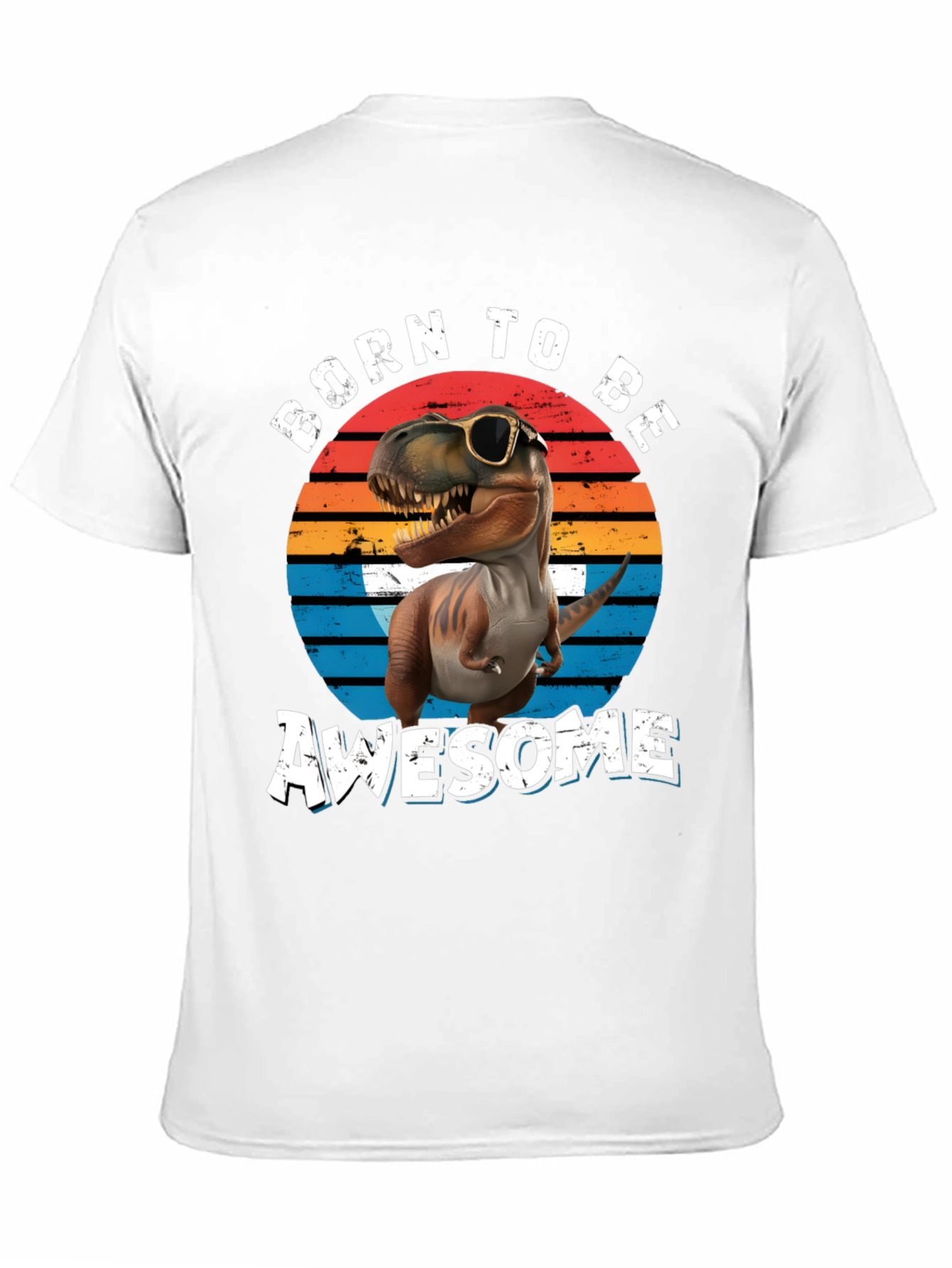 Born to Be Awesome T-Rex Graphic Tee
