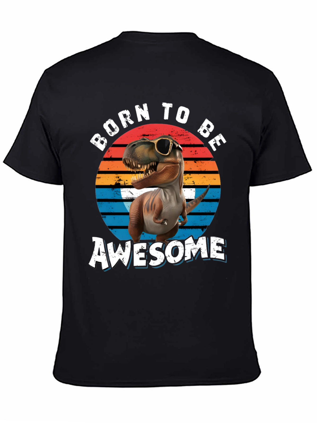 Born to Be Awesome T-Rex Graphic Tee