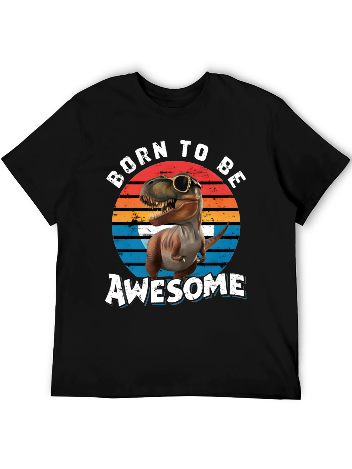 Born to Be Awesome T-Rex Graphic Tee