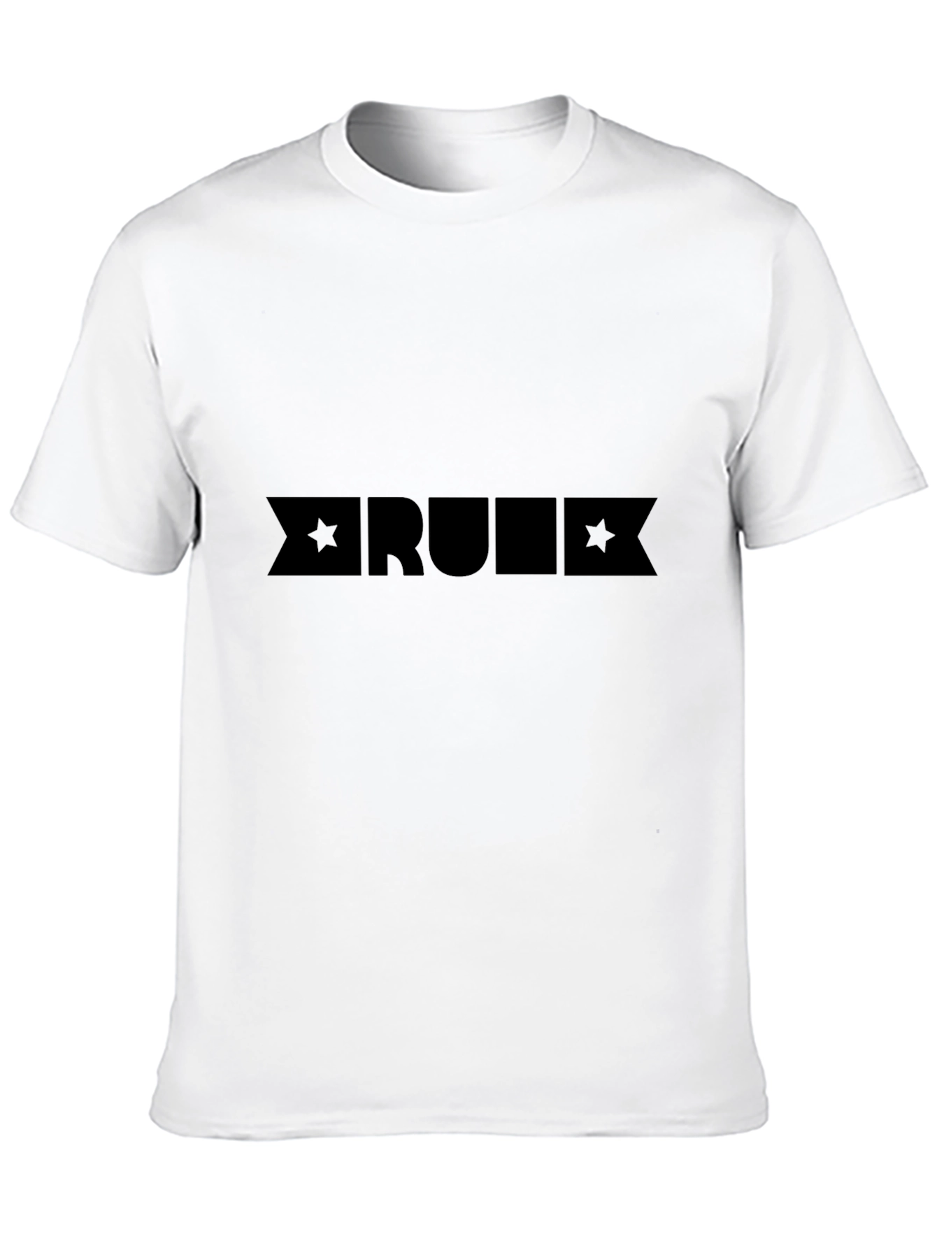 Mens Black RULE Graphic Tee