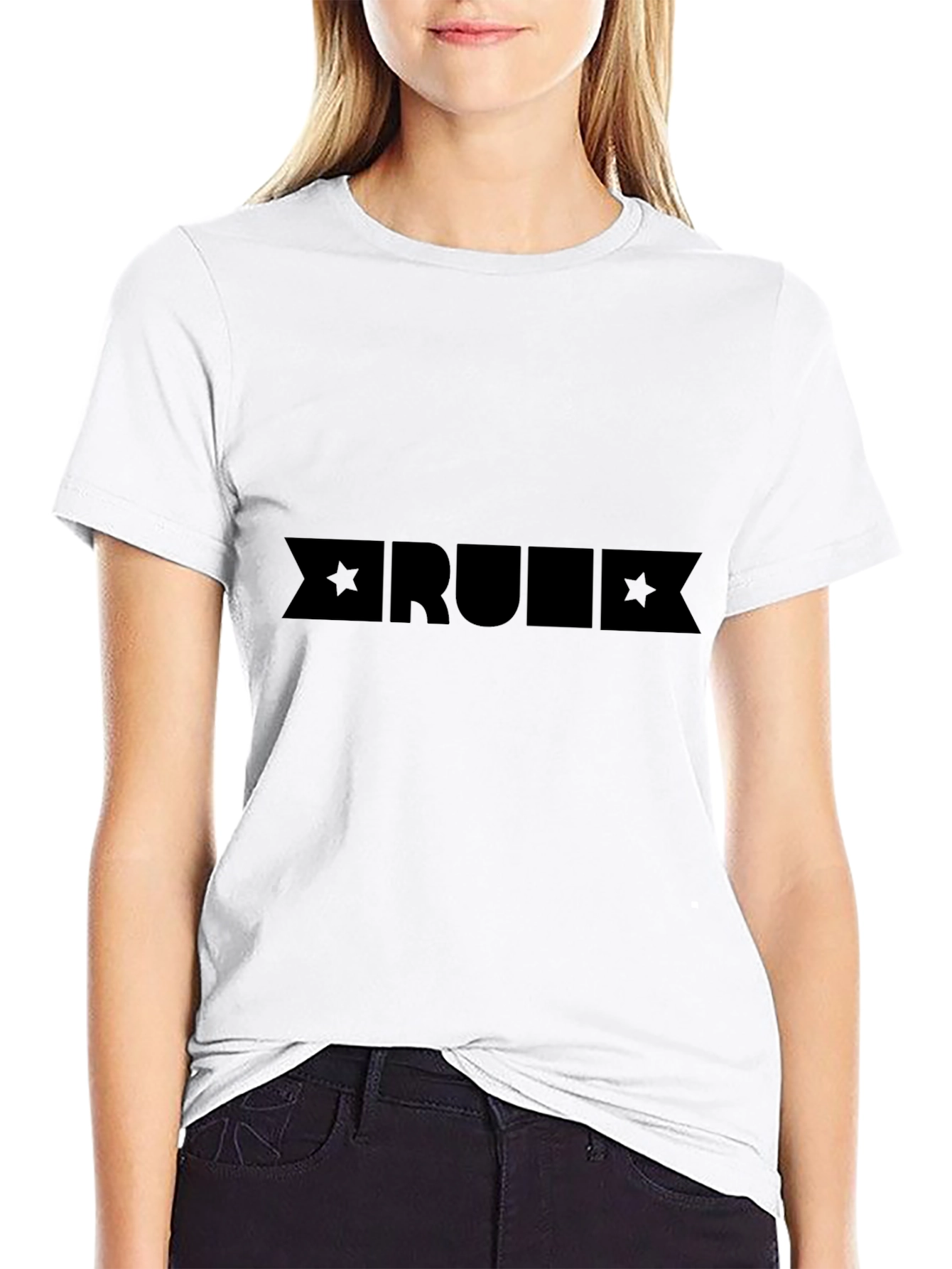 Mens Black RULE Graphic Tee