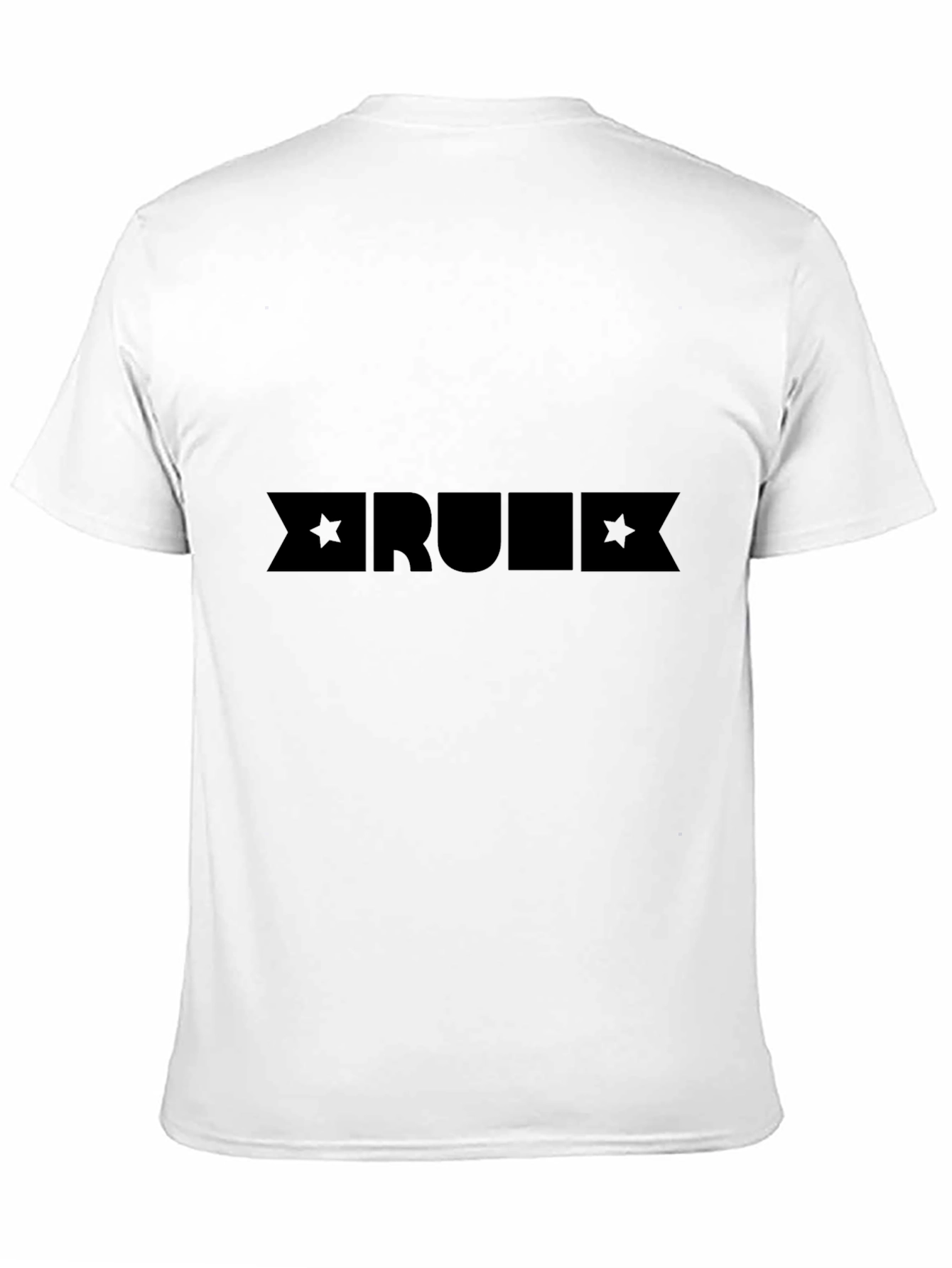 Mens Black RULE Graphic Tee