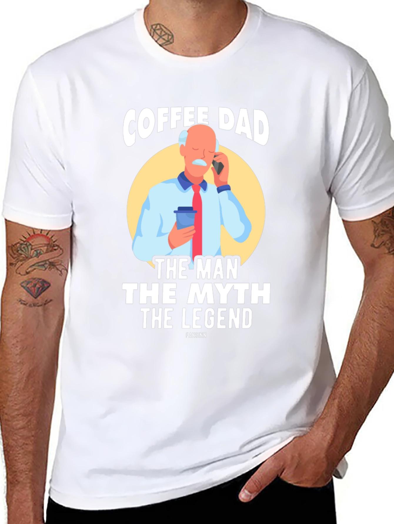 Coffee Dad: The Man The Myth The Legend T-Shirt