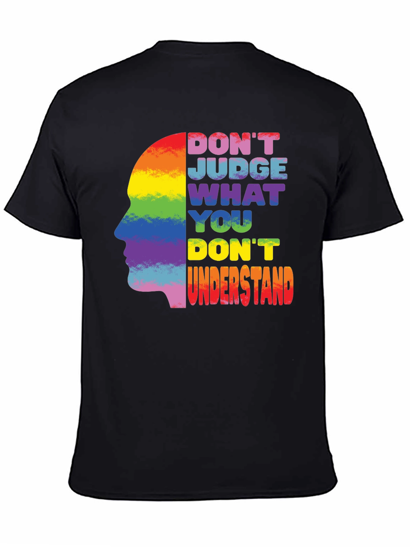 LGBTQ Pride Rainbow T-Shirt - Dont Judge